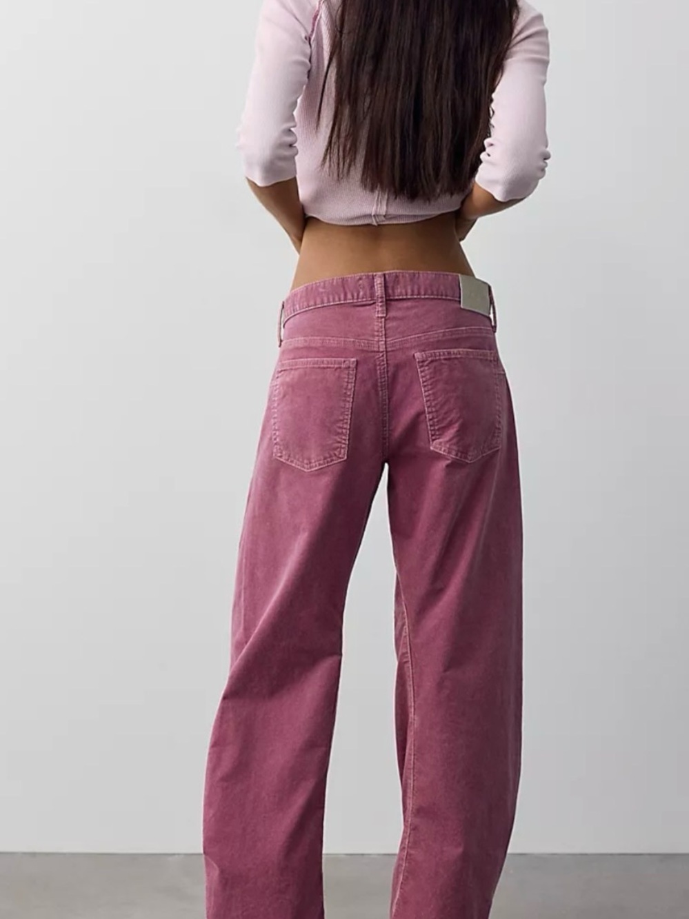 We The Free Washed Cord Twisted Jeans